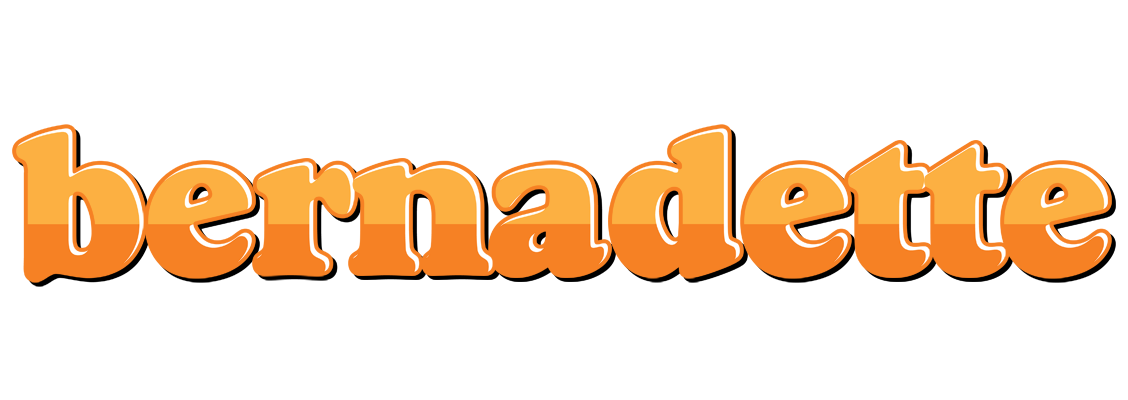 Bernadette orange logo