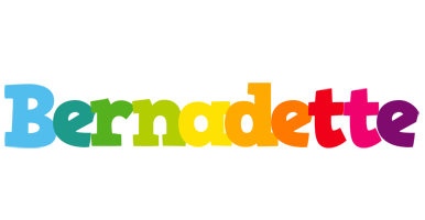 Bernadette rainbows logo