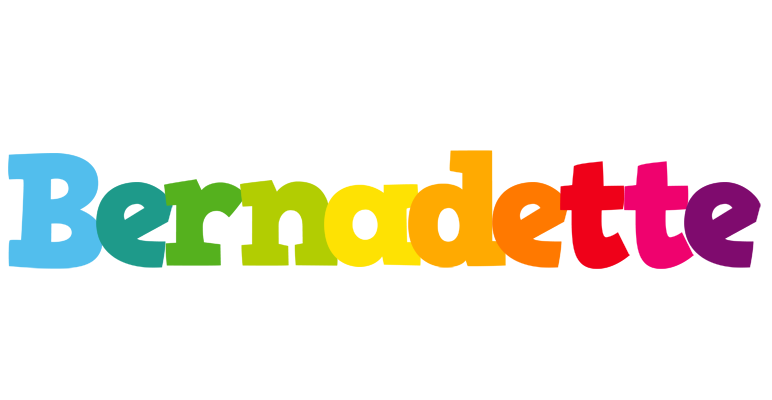 Bernadette rainbows logo