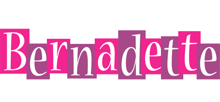 Bernadette whine logo