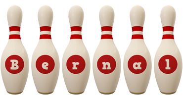 Bernal bowling-pin logo