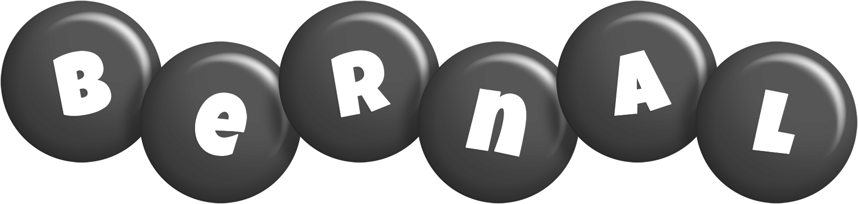 Bernal candy-black logo
