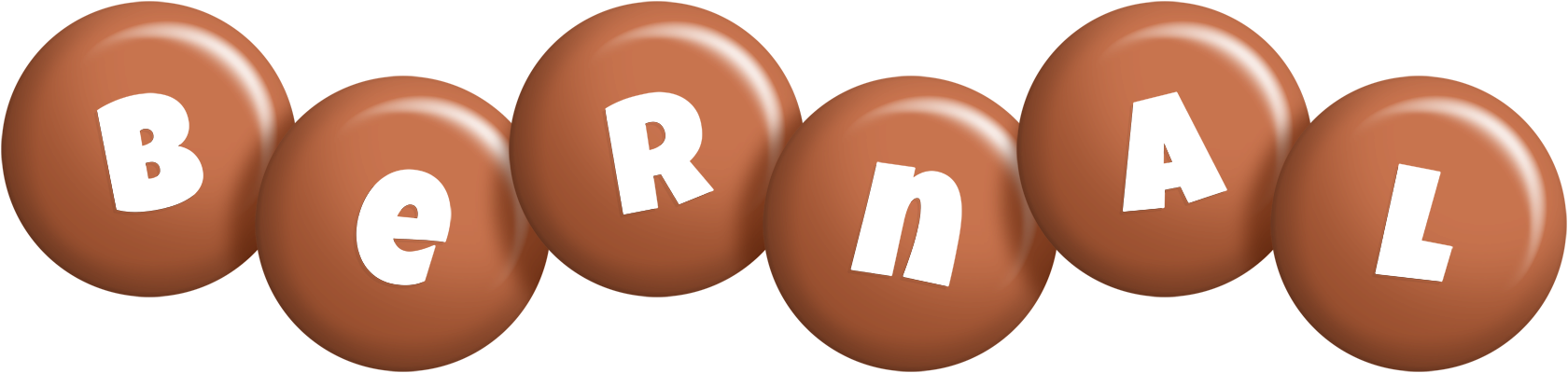 Bernal candy-brown logo