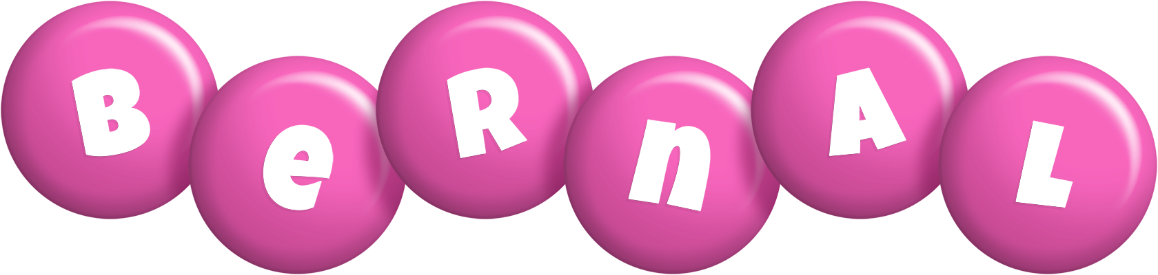 Bernal candy-pink logo