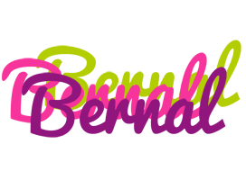 Bernal flowers logo