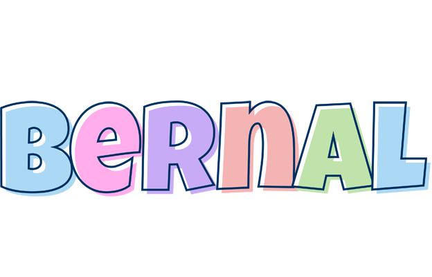 Bernal pastel logo