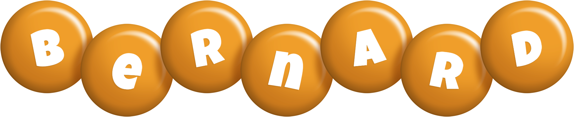 Bernard candy-orange logo