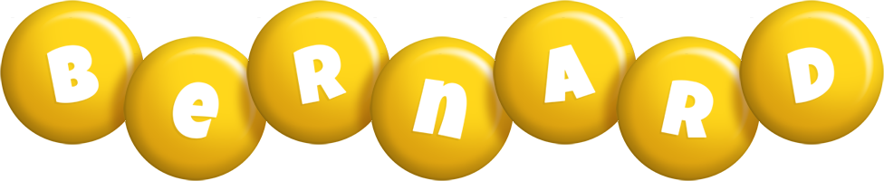 Bernard candy-yellow logo