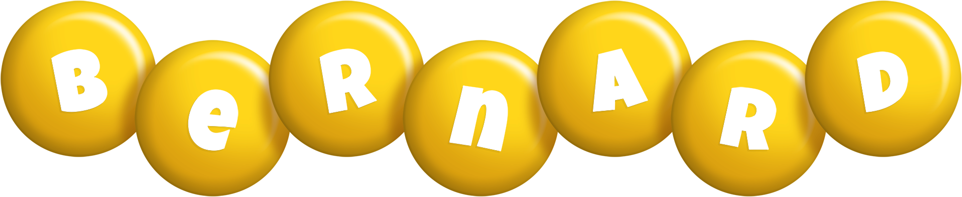 Bernard candy-yellow logo