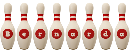 Bernarda bowling-pin logo