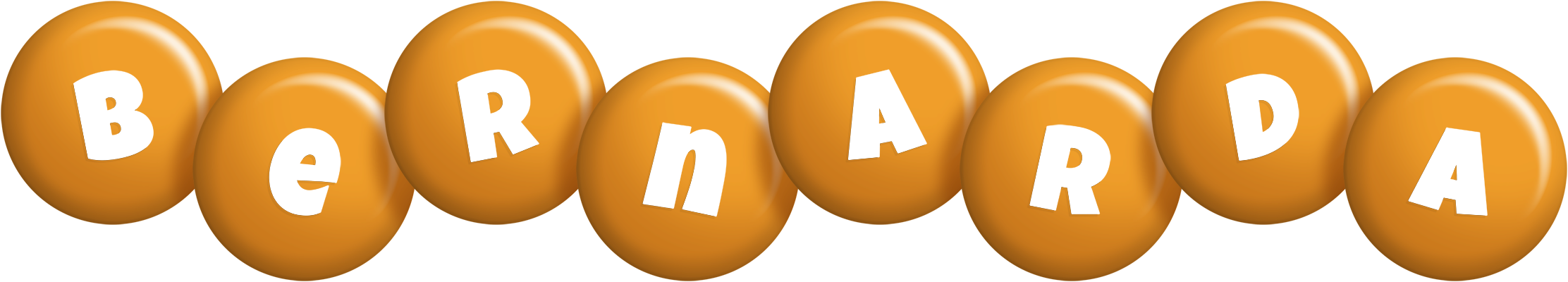 Bernarda candy-orange logo