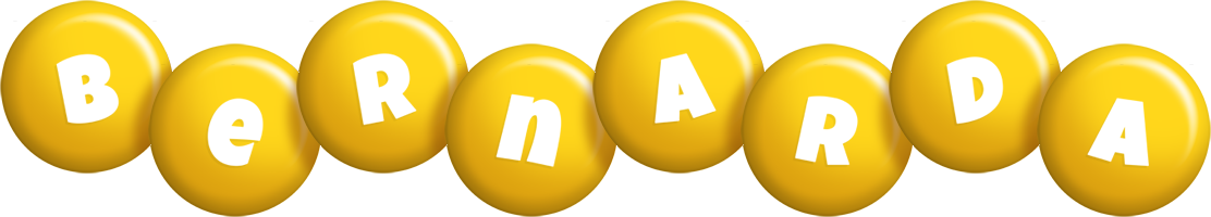 Bernarda candy-yellow logo