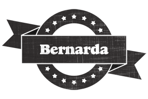 Bernarda grunge logo