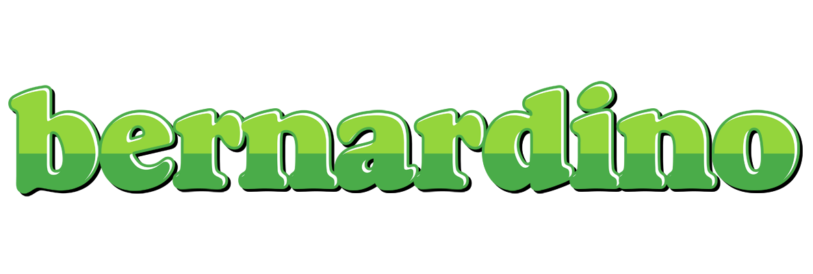 Bernardino apple logo