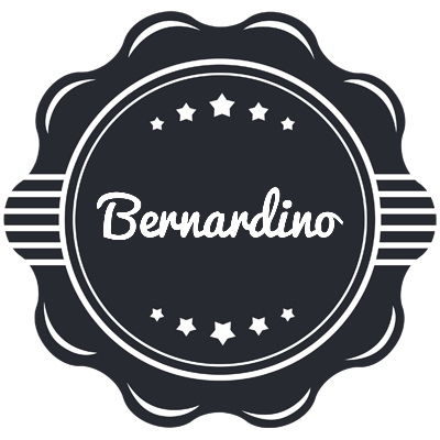 Bernardino badge logo