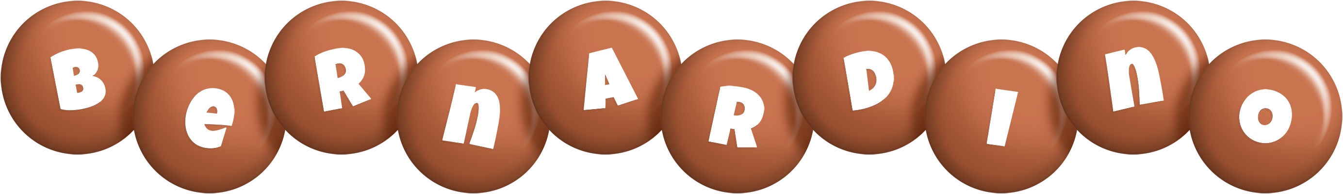 Bernardino candy-brown logo