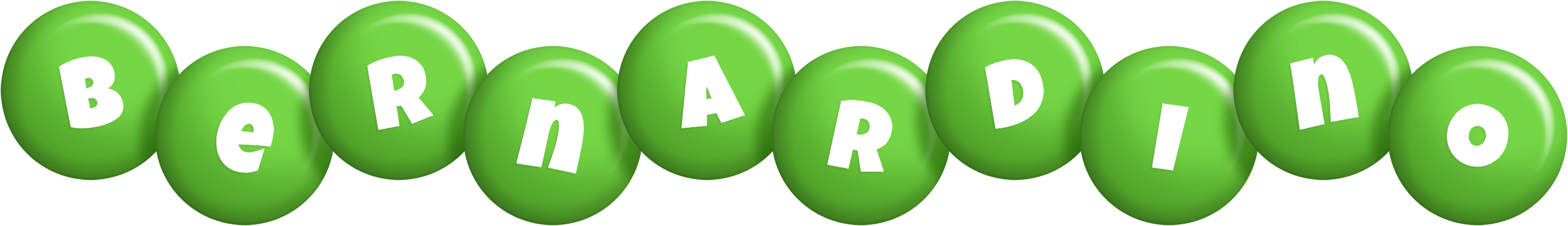 Bernardino candy-green logo