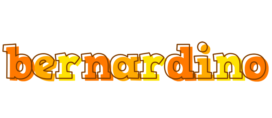 Bernardino desert logo