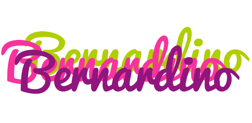 Bernardino flowers logo