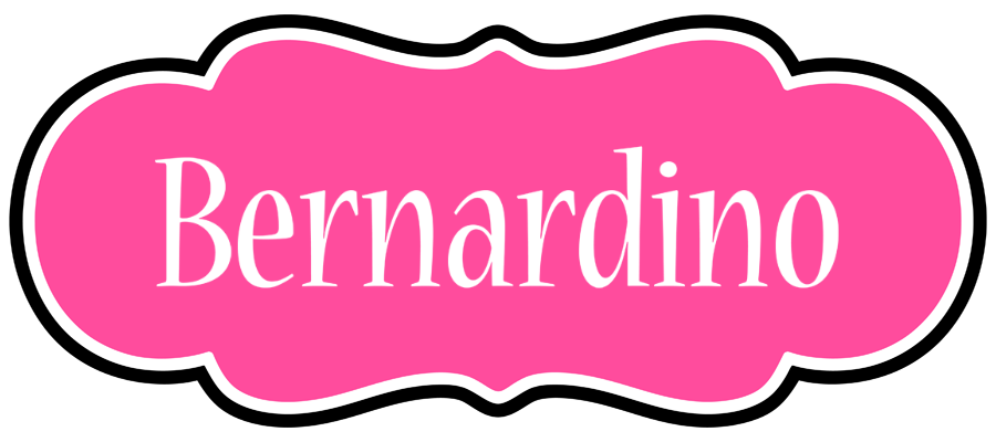 Bernardino invitation logo