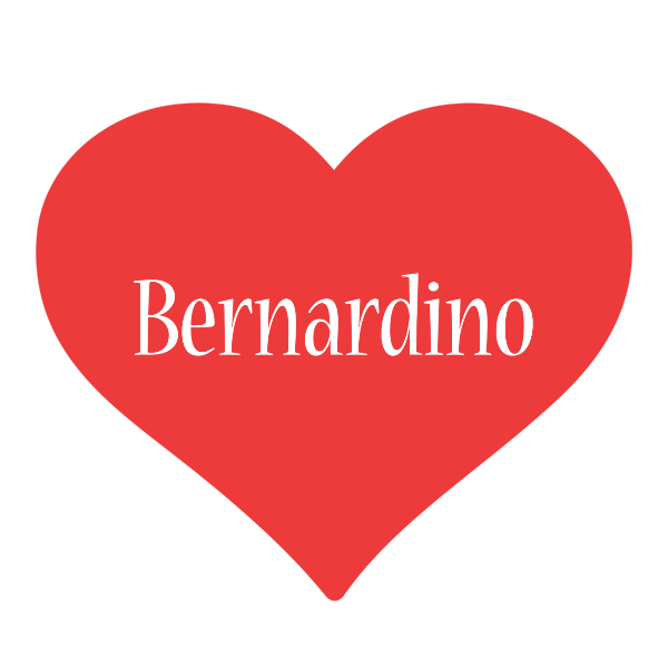 Bernardino love logo