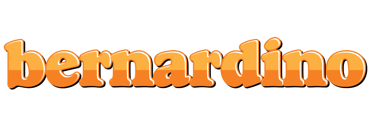 Bernardino orange logo