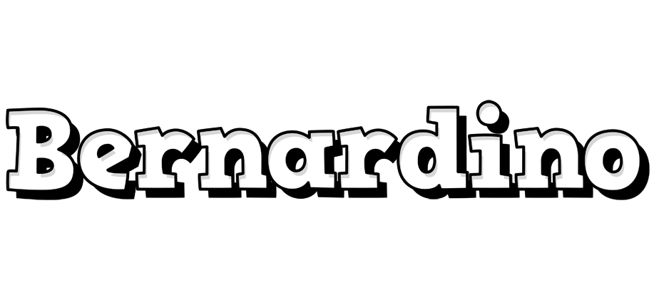 Bernardino snowing logo