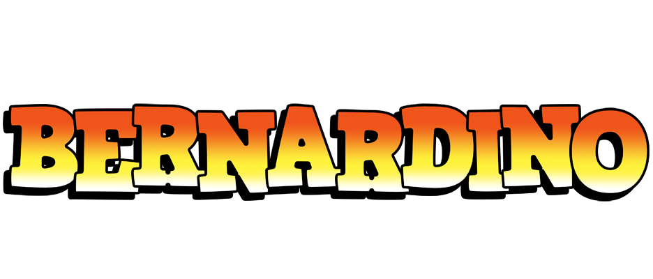 Bernardino sunset logo