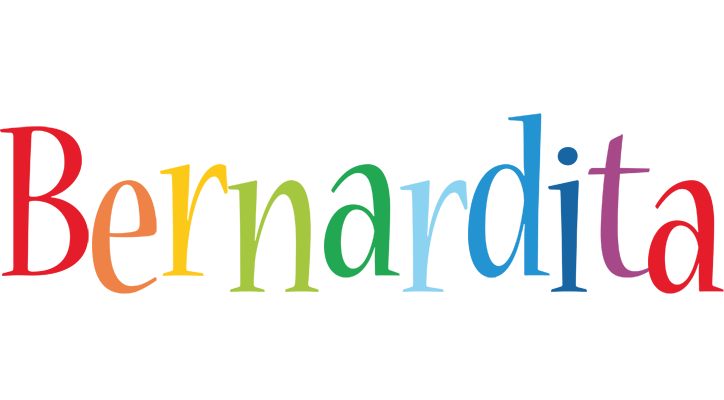 Bernardita birthday logo