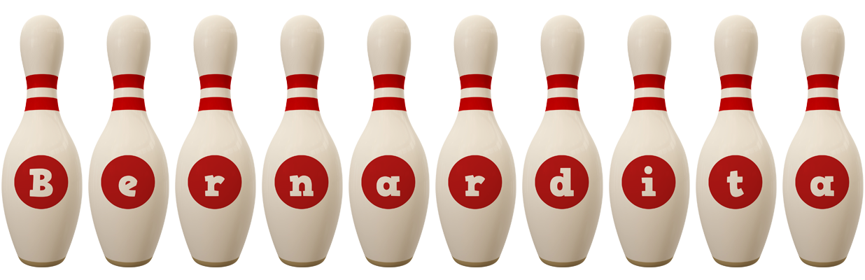 Bernardita bowling-pin logo
