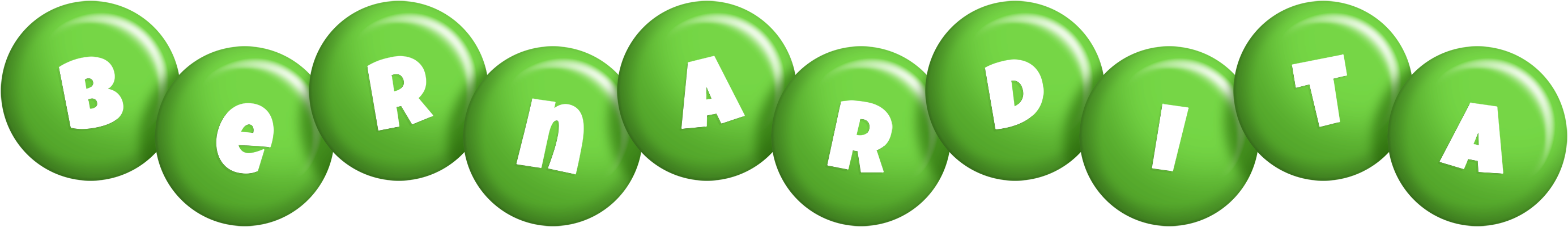 Bernardita candy-green logo