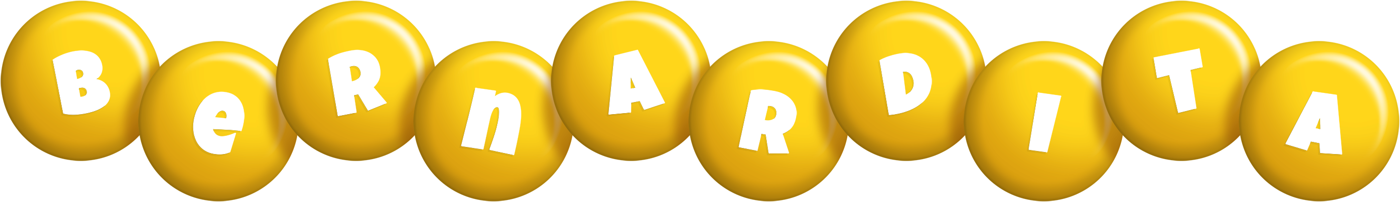 Bernardita candy-yellow logo