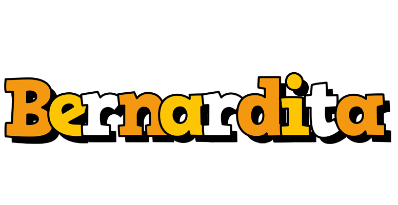 Bernardita cartoon logo