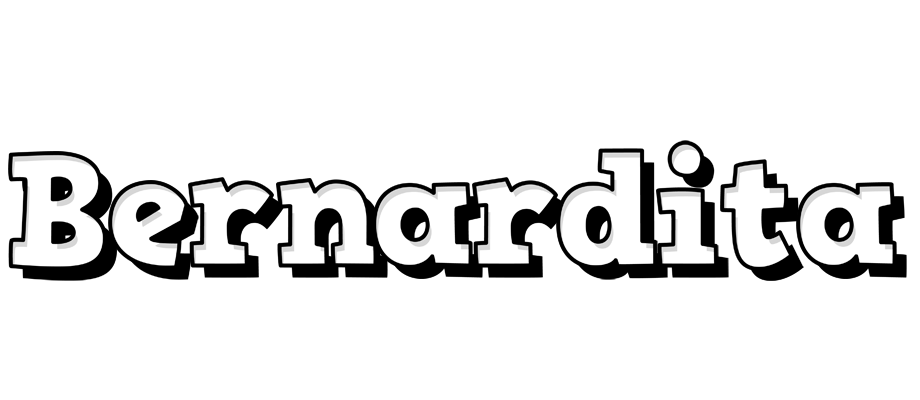 Bernardita snowing logo