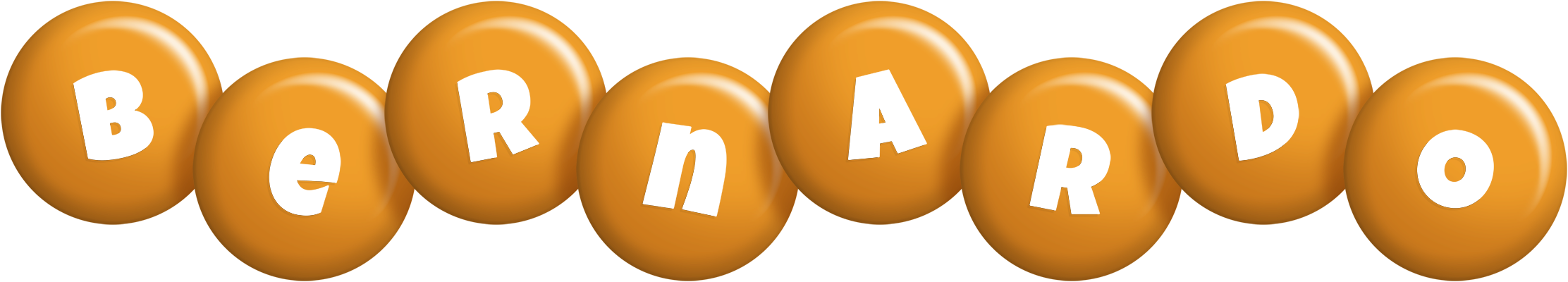 Bernardo candy-orange logo
