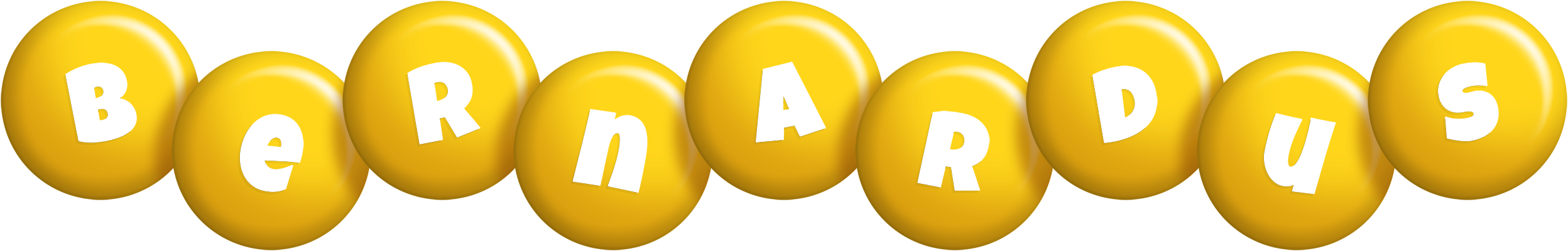 Bernardus candy-yellow logo