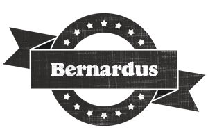 Bernardus grunge logo