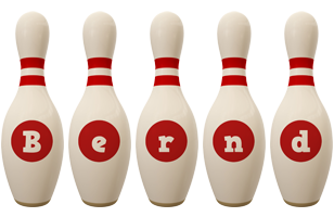 Bernd bowling-pin logo