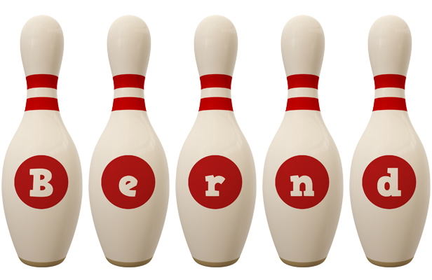Bernd bowling-pin logo