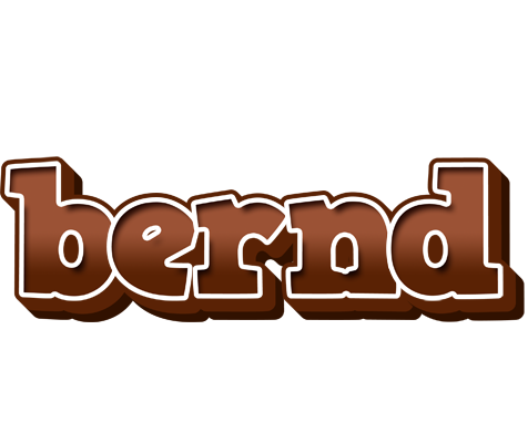 Bernd brownie logo