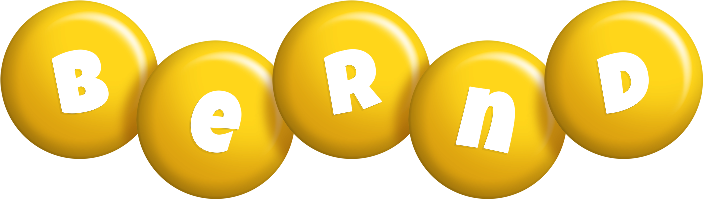 Bernd candy-yellow logo