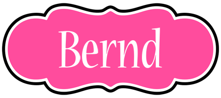 Bernd invitation logo