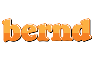 Bernd orange logo