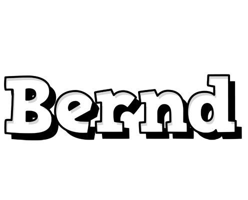 Bernd snowing logo
