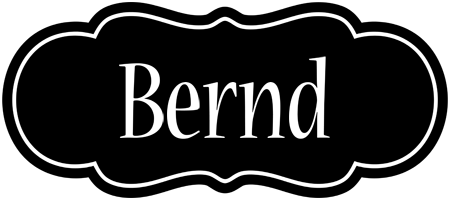 Bernd welcome logo