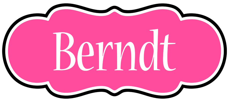 Berndt invitation logo