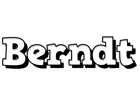 Berndt snowing logo