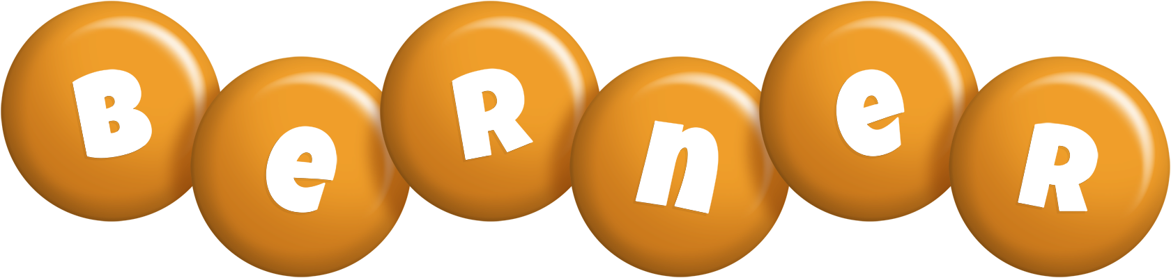 Berner candy-orange logo