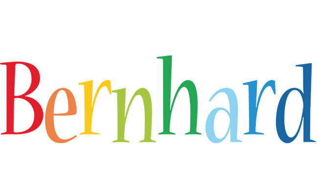 Bernhard birthday logo