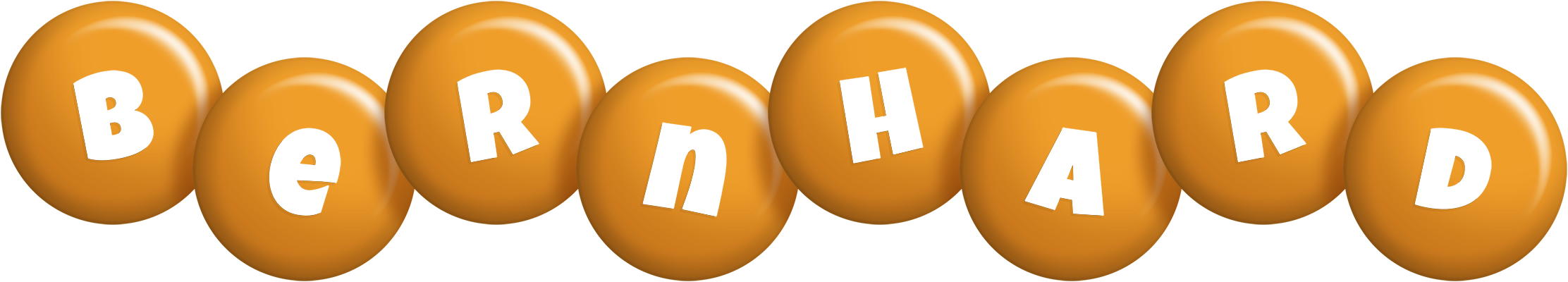Bernhard candy-orange logo